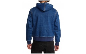 RVCA Chainmail - Rinse - Hooded Denim Jacket