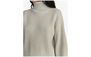 RVCA Vineyard - Oatmeal Heather - Pull Col Roulé (col)