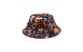 DC SHOES x Marvel Deadpool - Black - Reversible Bucket Hat (back)