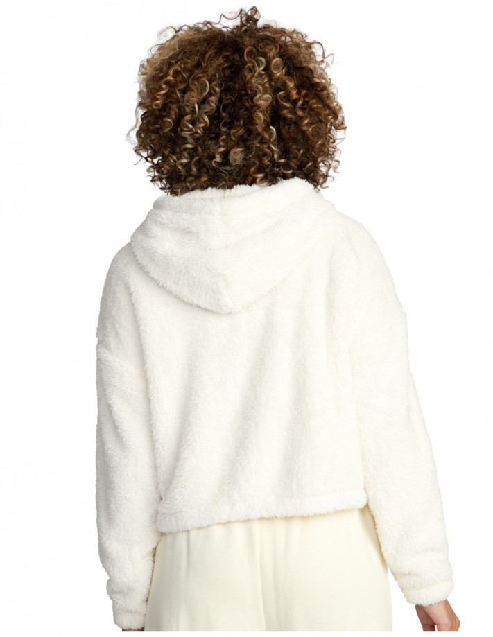 RVCA Fuzzy Zip - Cloud - Sweat à capuche (femme)