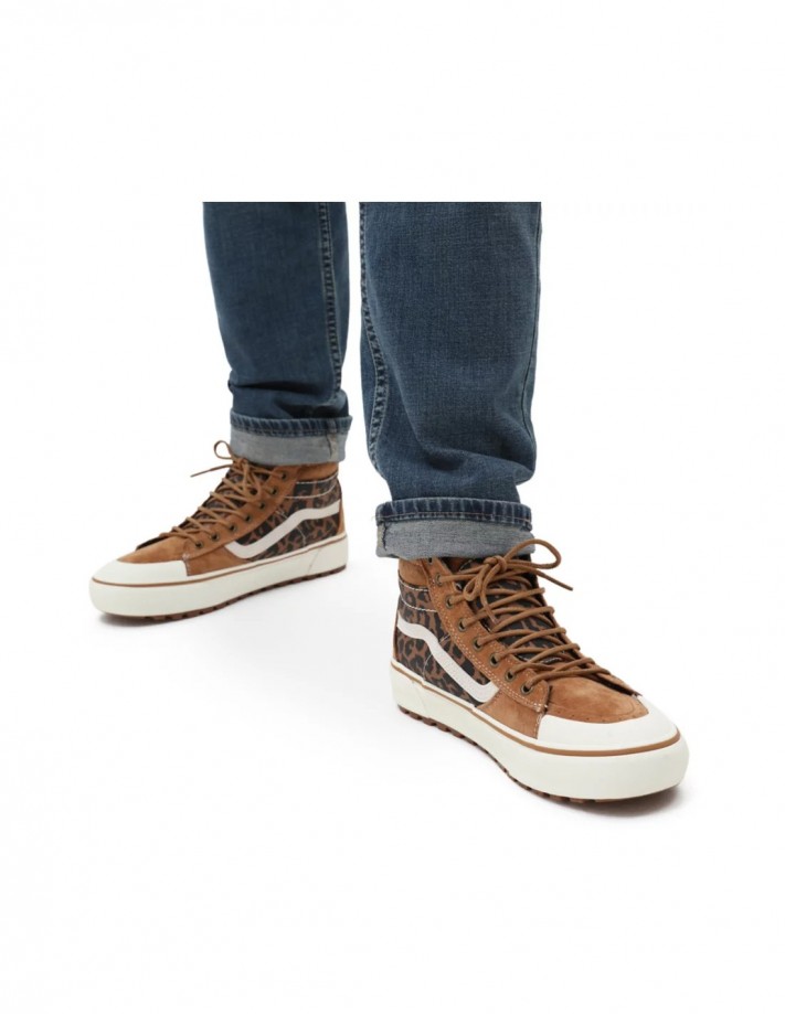 VANS SK8 Hi MTE 2 Chipmunk Leopard Chaussures Femmes