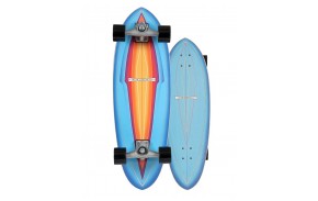 CARVER Blue Haze 31" CX - Complete Surfskate (sides)