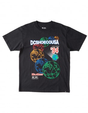 DC SHOES x Butter Goods World Heritage - Black - T-shirt