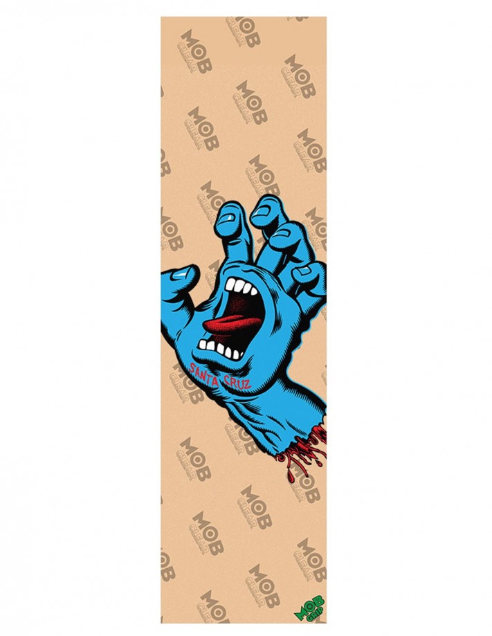 SANTA CRUZ Screaming Hand Clear 9" - Grip de skate