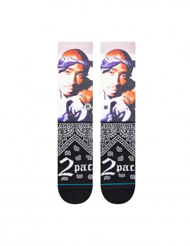 STANCE Makaveli - Noir - Chaussettes (tupac)
