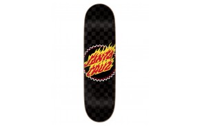 SANTA CRUZ Flame Dot Check 7-Ply Birch 8.5" - Plateau de Skateboard
