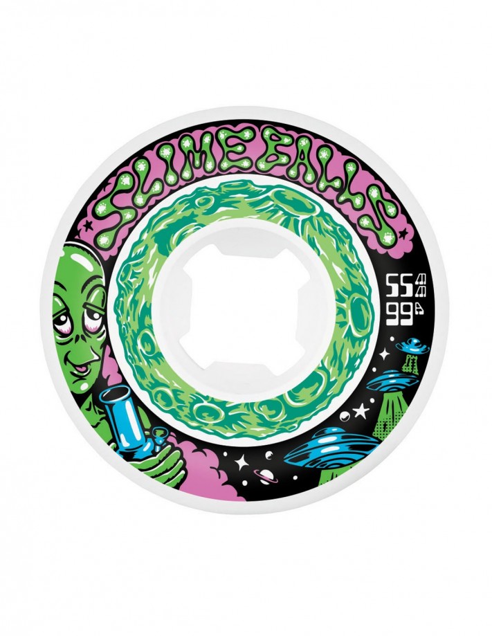 Skate Board Wheels Santa Cruz - 55mm (95a) Slime Balls
