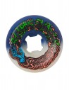 SLIME BALLS Hairballs 50-50 53mm 95a - Bianco/Blu - Ruote da skateboard