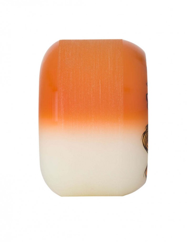 SLIME BALLS Hairballs 50-50 56mm 95a - White/Orange - Roues de skate (shape)