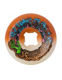 SLIME BALLS Hairballs 50-50 56mm 95a - White/Orange - Skate wheels
