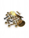 INDEPENDENT x PRIMITIVE Gold/Black 1" Phillips - Flat head - Hardware