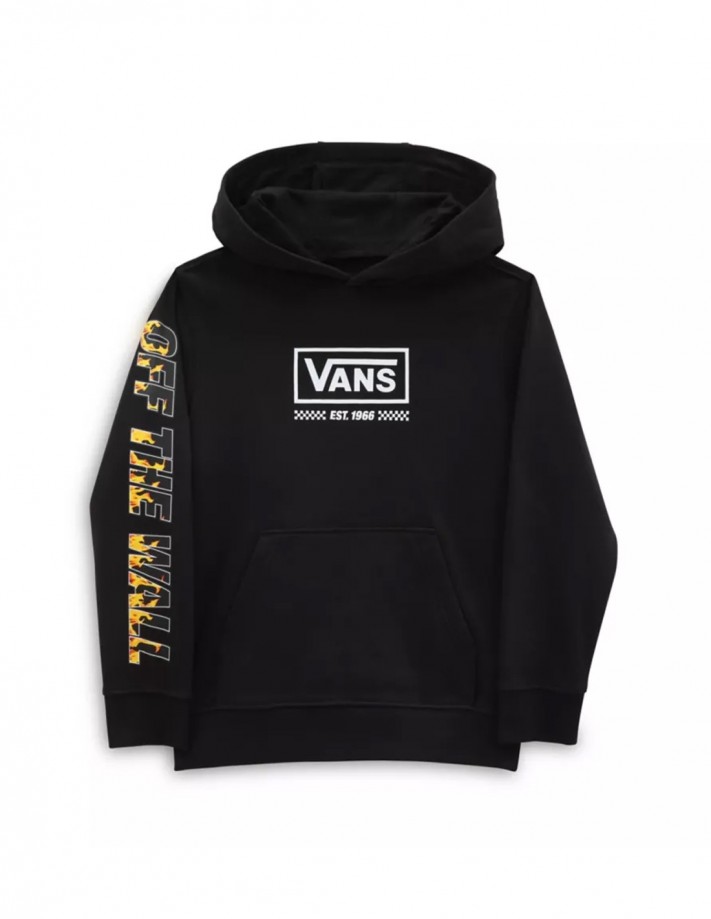 VANS Digi Flames - Black - Kids Pullover Hoodie