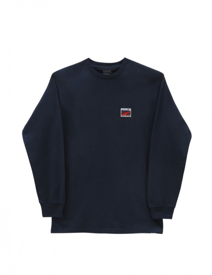 VANS Outdoor Club - Navy - T-shirt à manches longues