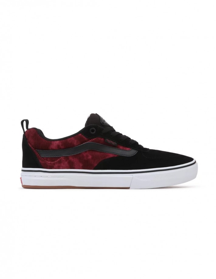 VANS Skate Kyle Walker Corduroy - Tie Dye/Black/White - Chaussures de skate (côté) VANS Skate Kyle Walker Corduroy - Tie Dye/Black/White - Chaussures de skate (côté)