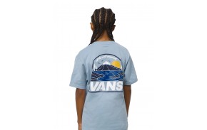 VANS Snowy Peak Scence - Noir - T-shirt enfants (dos)