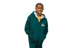 VANS Snowy Peak - Botanical Garden - Kids Full Zip Hoodie (front)