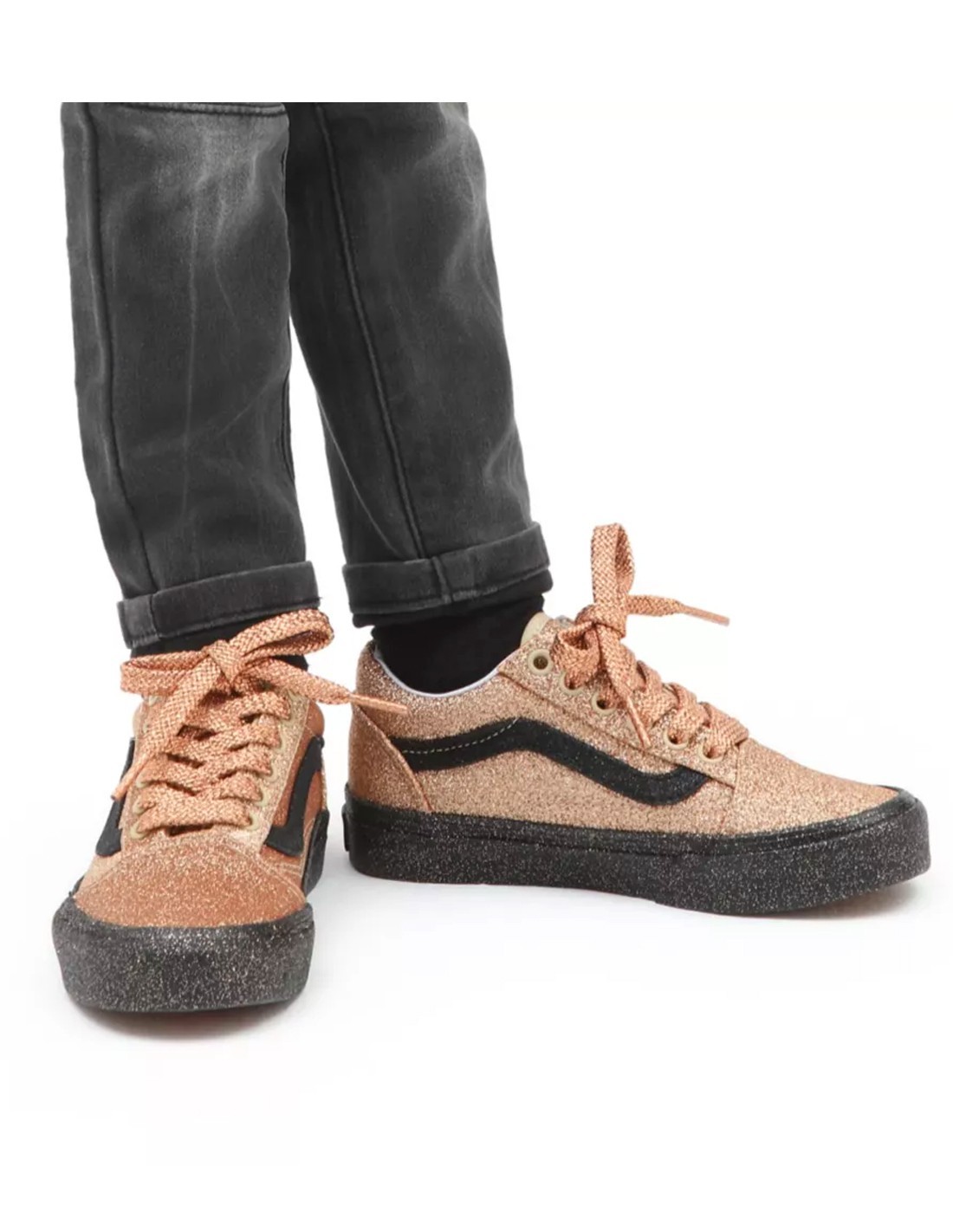 Vans glitter zwart online