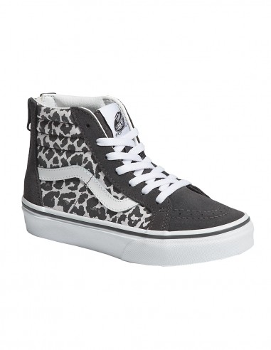 VANS SK8-Hi Zip Snow Leopard - Asphalt - Zapatillas para mujeres