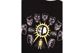 JACKER Utopia - Noir - T-shirt (logo)