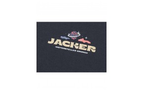 JACKER Brunch - Bleu - T-shirt (logo)