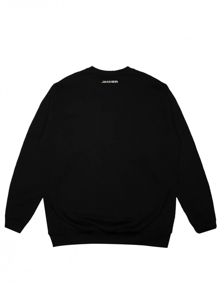 JACKER Brunch - Black - Crewneck Sweater (back)