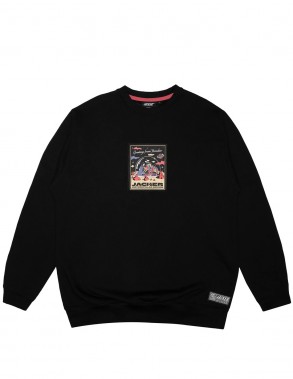 JACKER Brunch - Noir - Sweat Crewneck