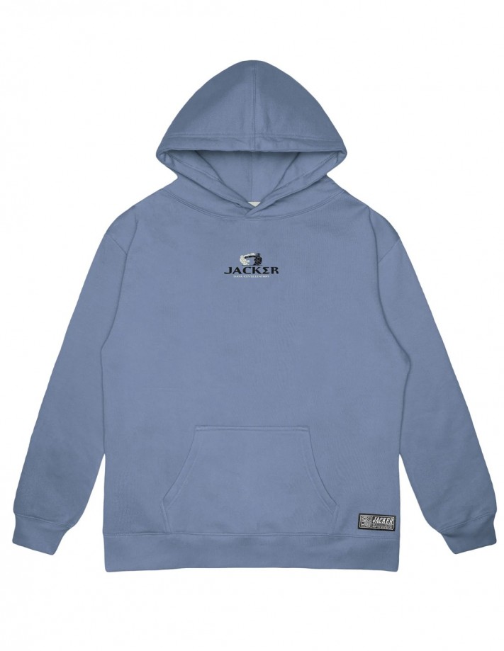 JACKER Heracles - Bleu - Sweat à capuche