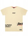 JACKER Digital Love - Beige - Camiseta