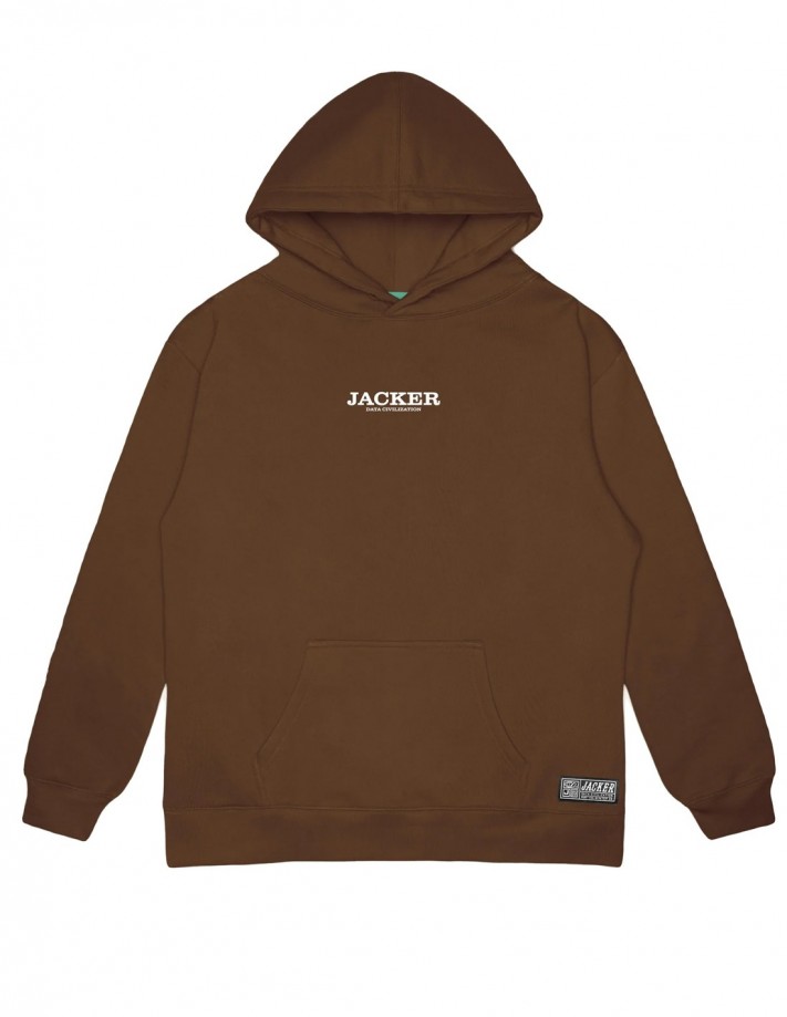 JACKER Crypto Club - Brown - Hoodie Sweatshirt