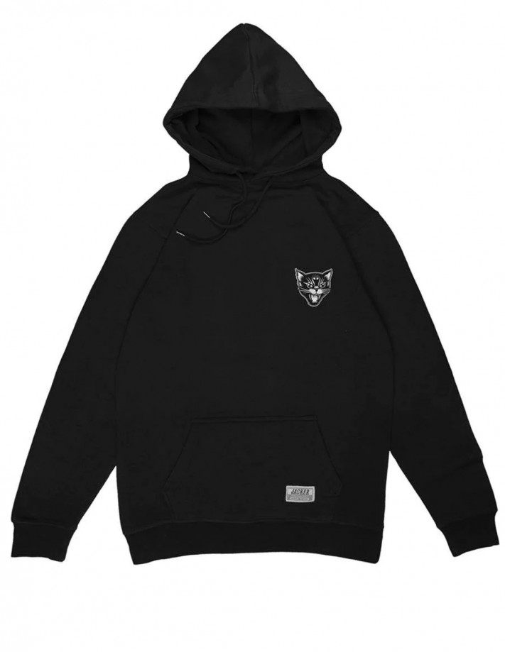 JACKER Black Cats - Noir - Sweat à capuche