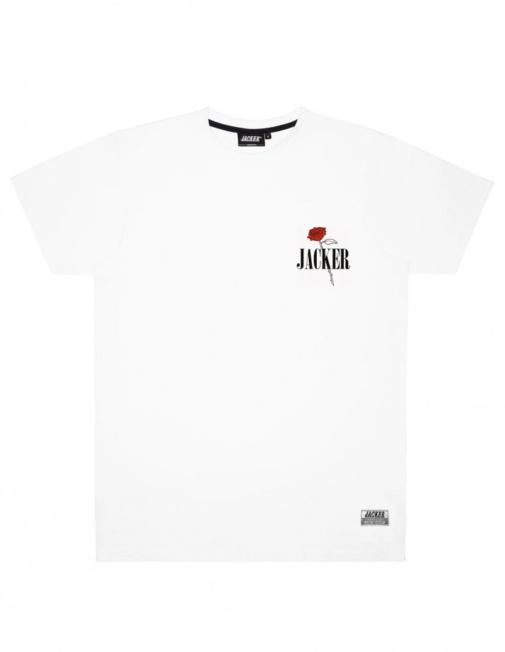 JACKER Holy Roses - Blanc - T-shirt