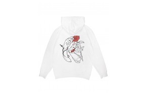 JACKER Holy Roses - White - Hoodie Sweatshirt (back)