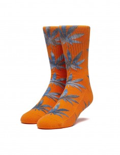 HUF Essentials Plantlife - Tie Dye Orange - Chaussettes