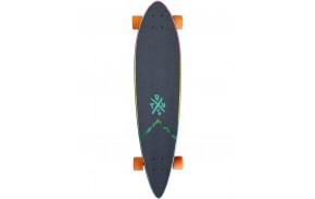 DUSTERS Moto Fades 37" - Pink/Orange/Teal- Longboard (grip)