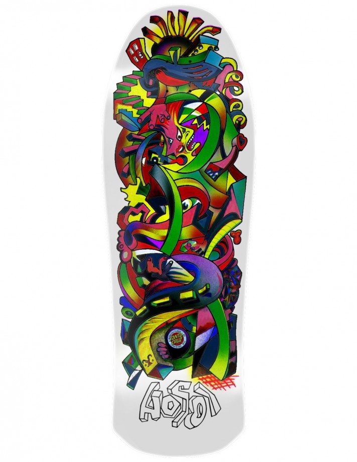 SANTA CRUZ Reissue Hosoi Picasso 10.26" - Oldschool Skate Deck