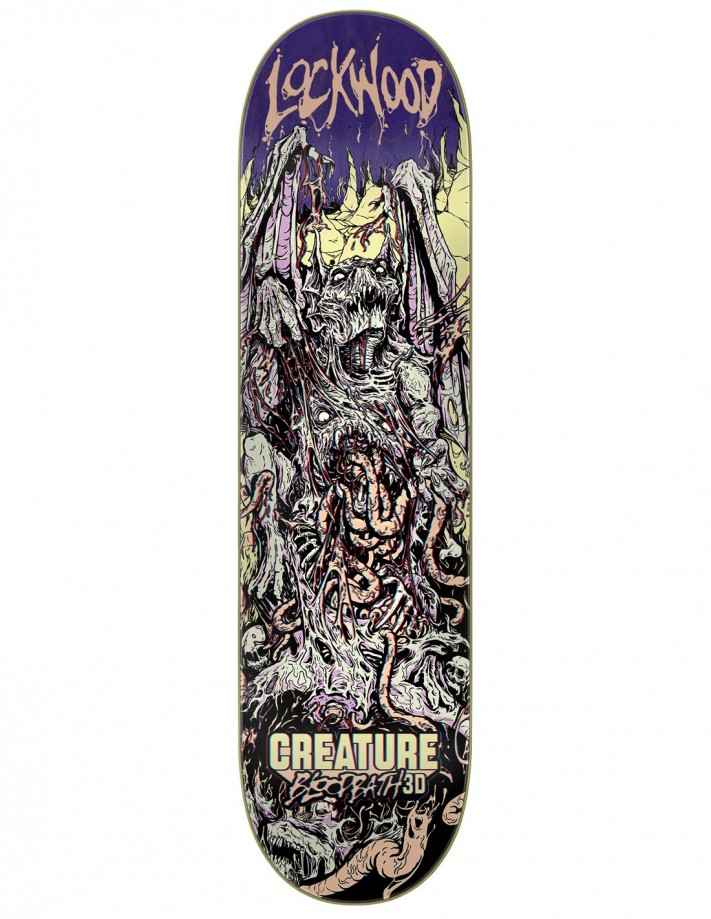 CREATURE Lockwood Bloodbath 3D Pro 8.25" - Skateboard Deck