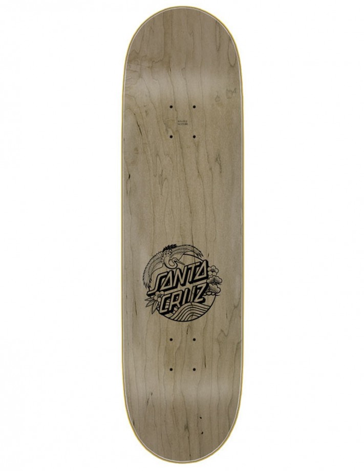 SANTA CRUZ Crane Dot LG 7-Ply Birch 8.5" - Skateboard Deck (shape)