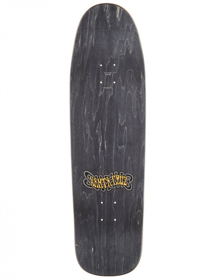 SANTA CRUZ Dressen Rose Crew 9.31" - Oldschool Skate Deck (shape)