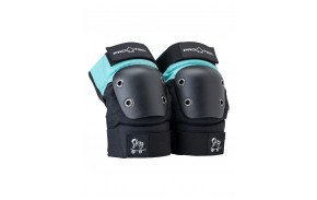 PRO-TEC Street Junior - Turquoise/Noir - Pack de protections Enfants (coudières)