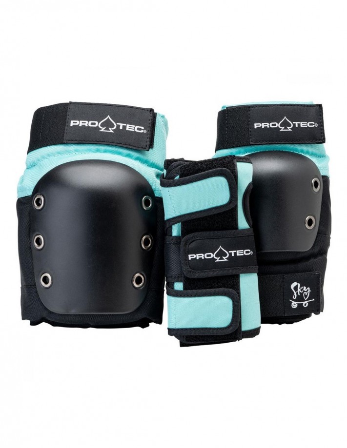 PRO-TEC Street Junior - Turquoise/Noir - Pack de protections Enfants