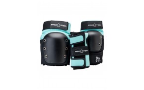 PRO-TEC Street Junior - Turquoise/Noir - Pack de protections Enfants