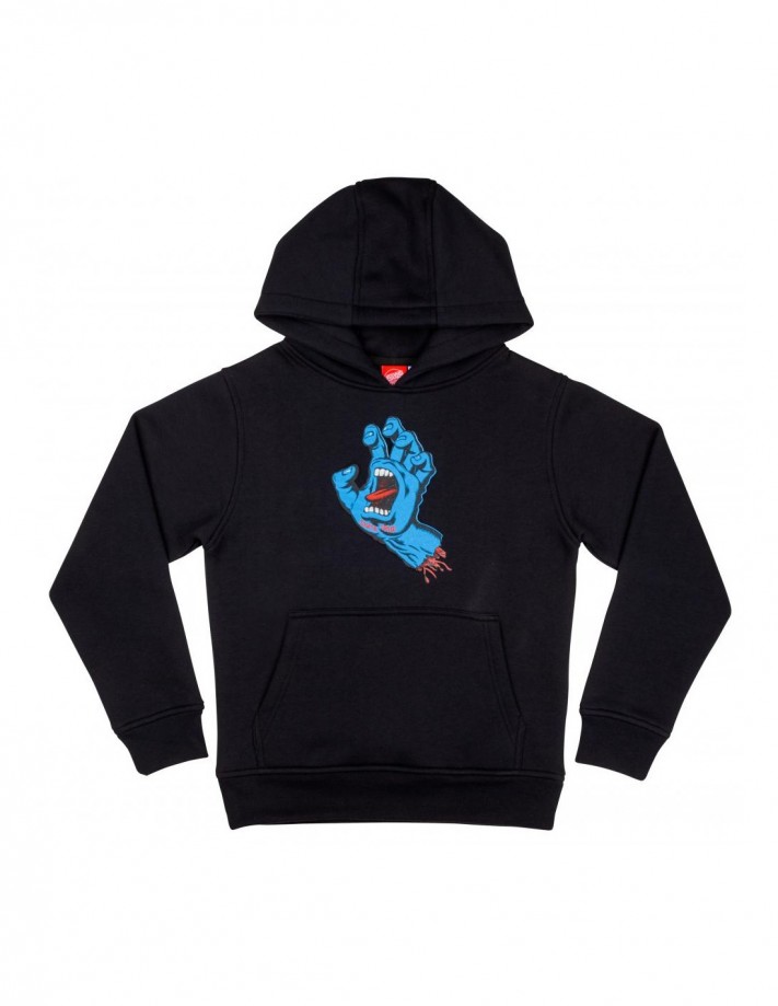 SANTA CRUZ Youth Screaming Hand - Black - Kids Hoodie