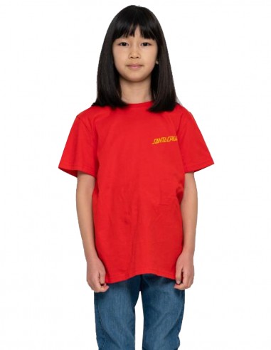 SANTA CRUZ Youth Shadowless Dot - Artisinal Red - T-shirt Enfant