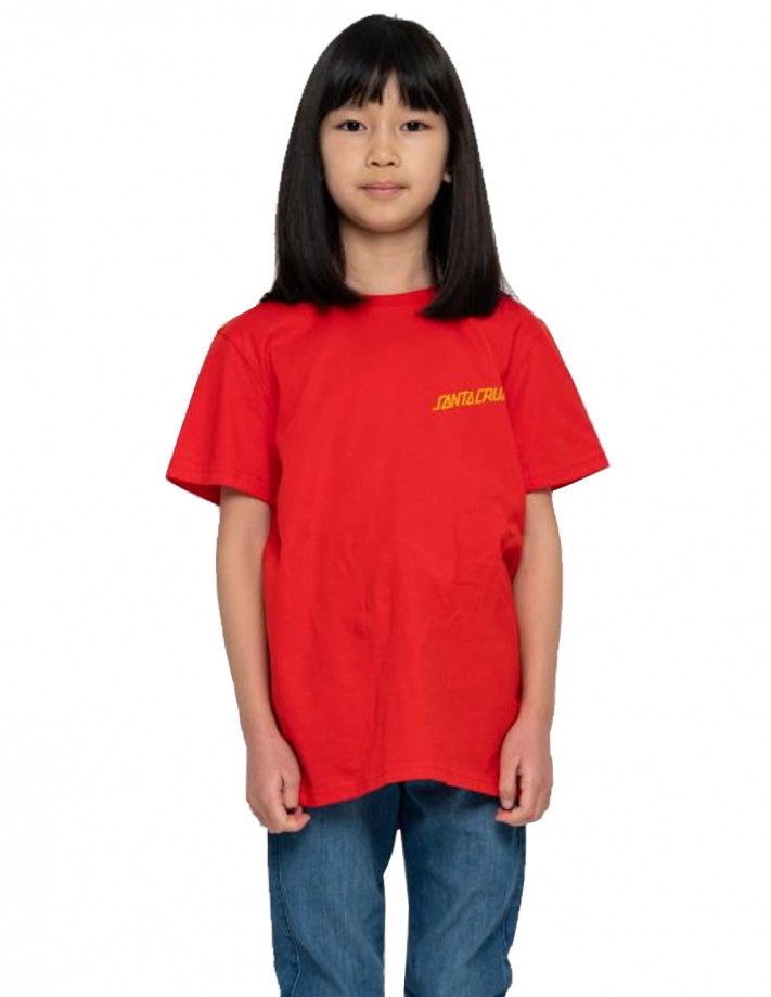 SANTA CRUZ Youth Shadowless Dot - Artisinal Red - T-shirt Enfant