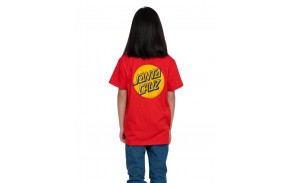 SANTA CRUZ Youth Shadowless Dot - Artisinal Red - T-shirt Enfant (dos)