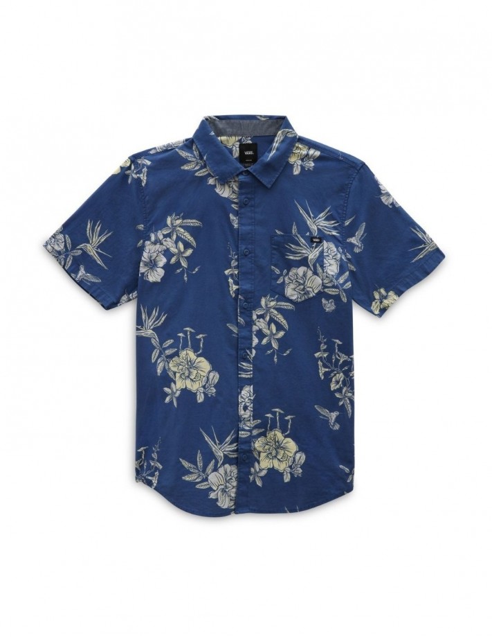 VANS Essential Floral - Bleu - Chemise