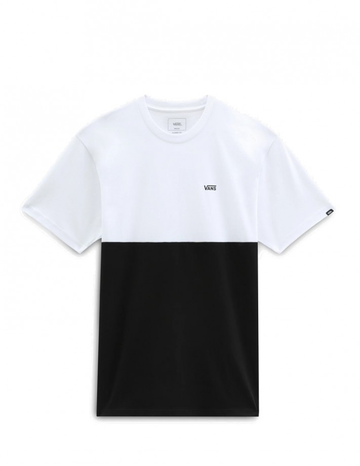 VANS Colorblock - Noir Blanc - T-shirt