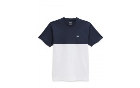 VANS Colorblock - Blanc Dress Blues - T-shirt