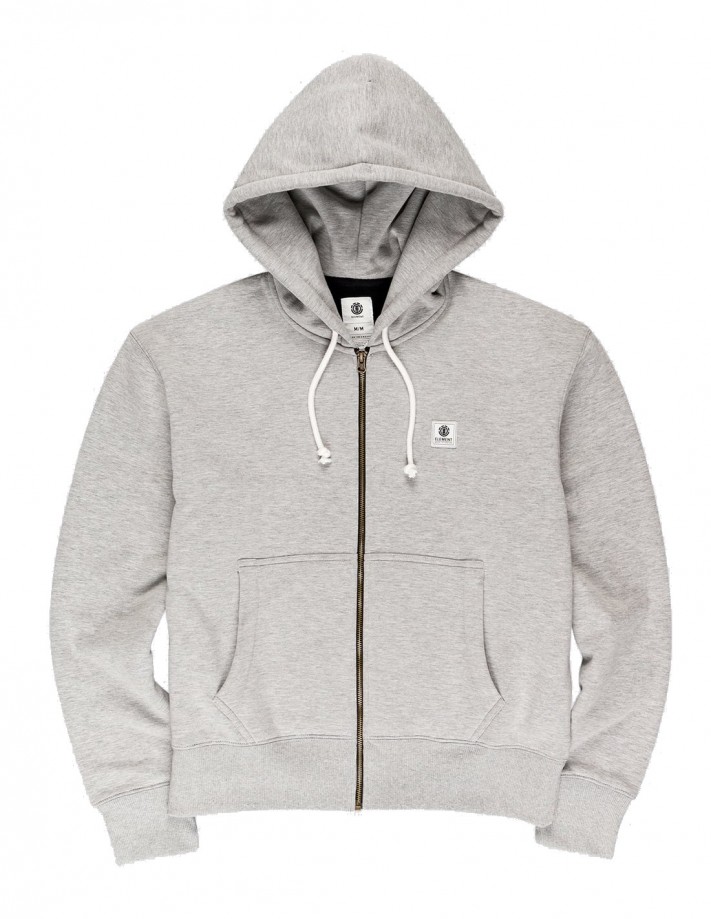 ELEMENT Rain Cornell Zip - Grey  - Hoodie