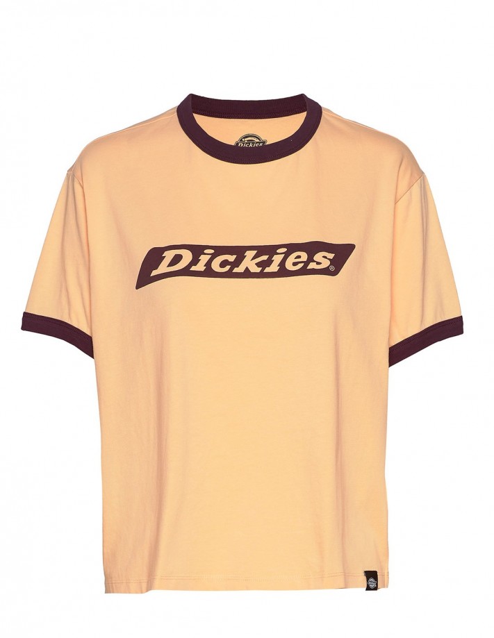 DICKIES Hellier - Orange Clair - T-shirt Femmes